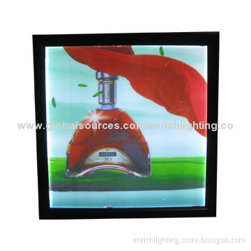 Waterproof LED Light Box with Aluminum Frame, Display/Super Slim/50mm/Frame/Visible Size Can be OEM
